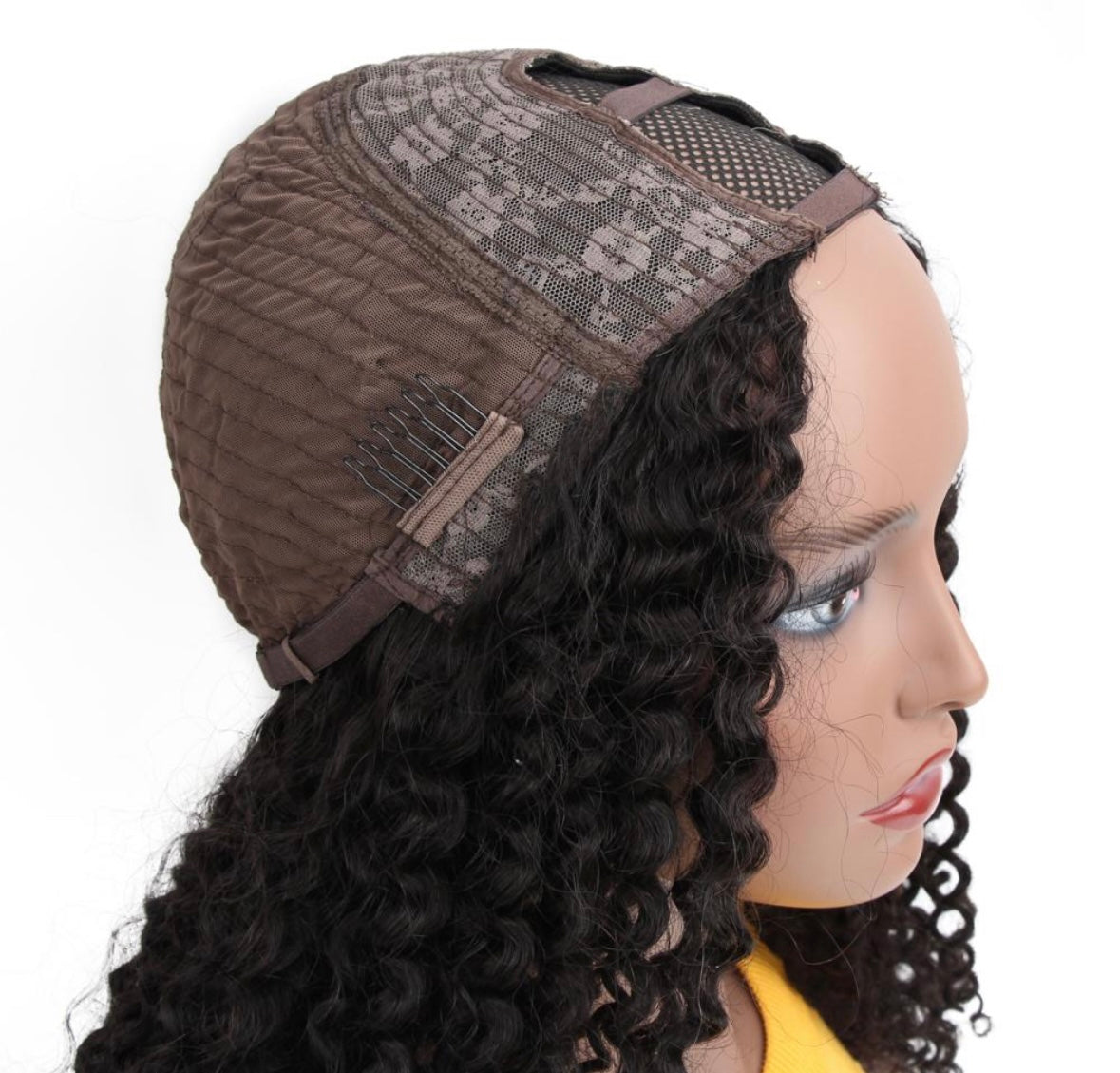 HD Kinky Curly Wig U Part or 360 unit