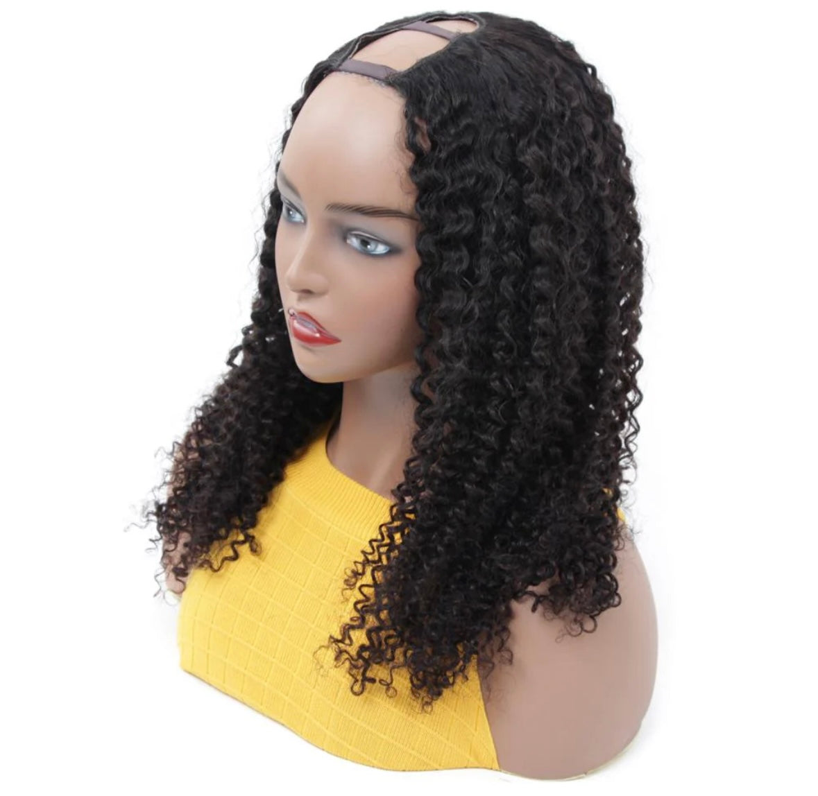HD Kinky Curly Wig U Part or 360 unit