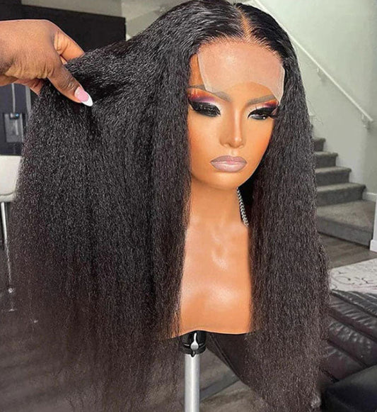 HD Kinky Straight Wig 5x5 or 7x7